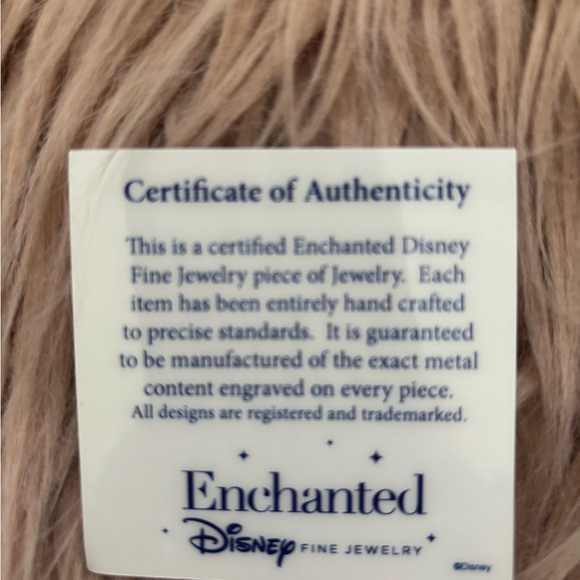Disney Silver Crown Necklace